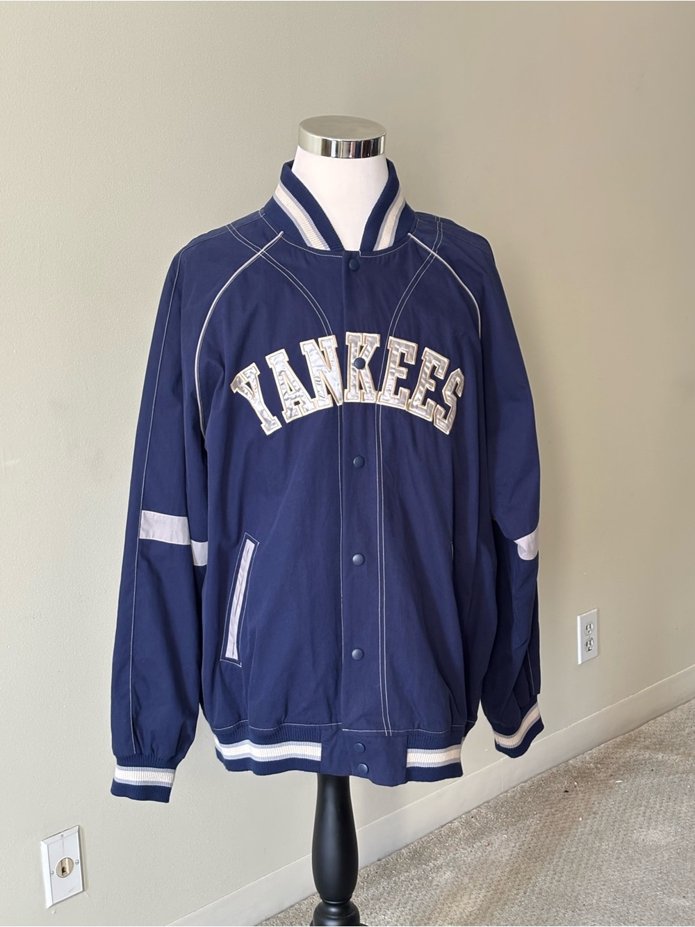 G-III Sports by Carl Banks New York Yankees Jacket 2X Navy Blue